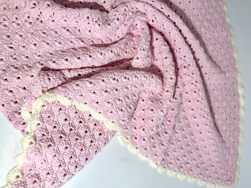 Kids and Babies' Crochet Blanket, kids room deco, kids gift, worsted wool and cotton blend